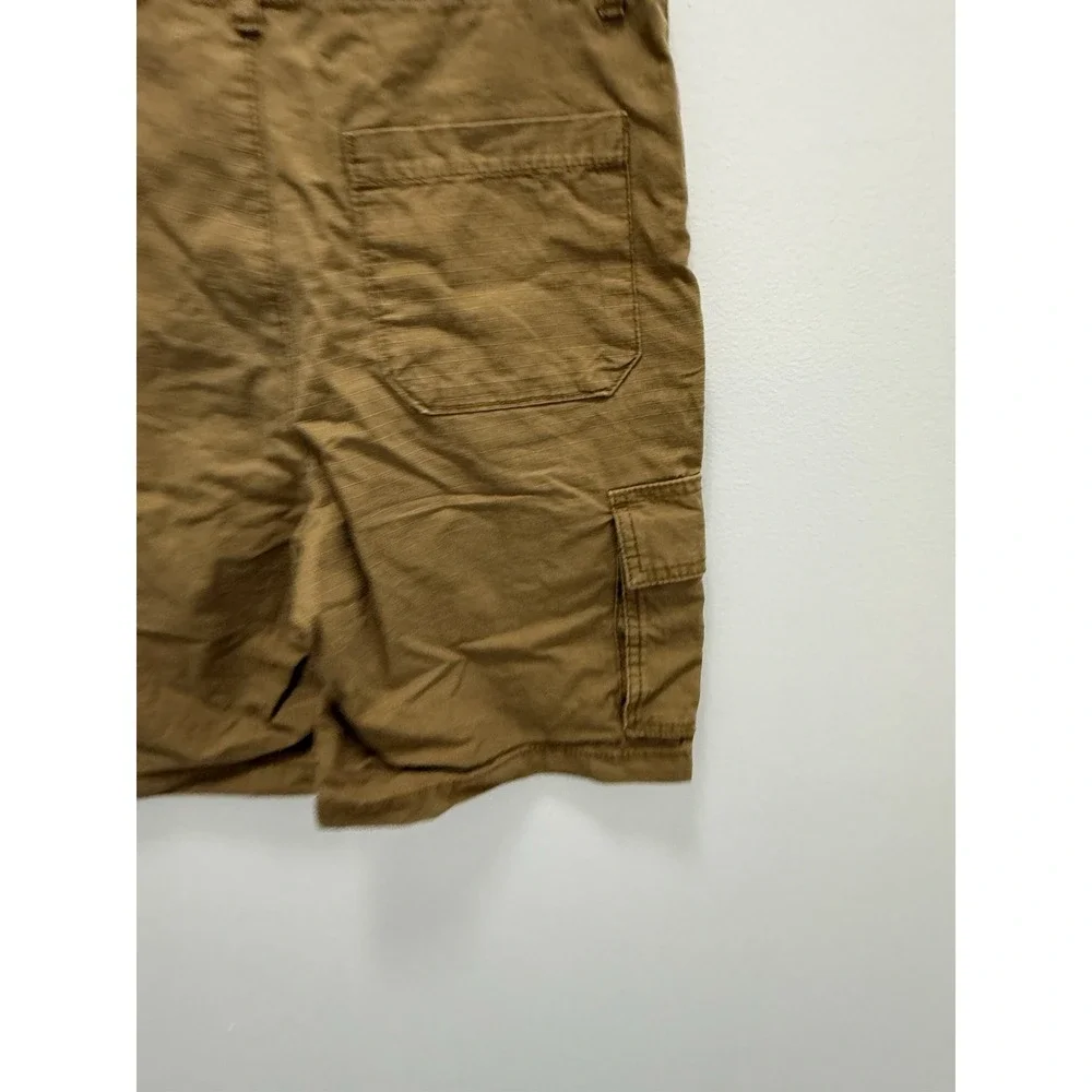 Old Navy‎ Boys Cargo Shorts Size 12 Tan Brown Cotton Casual Utility Ripstop